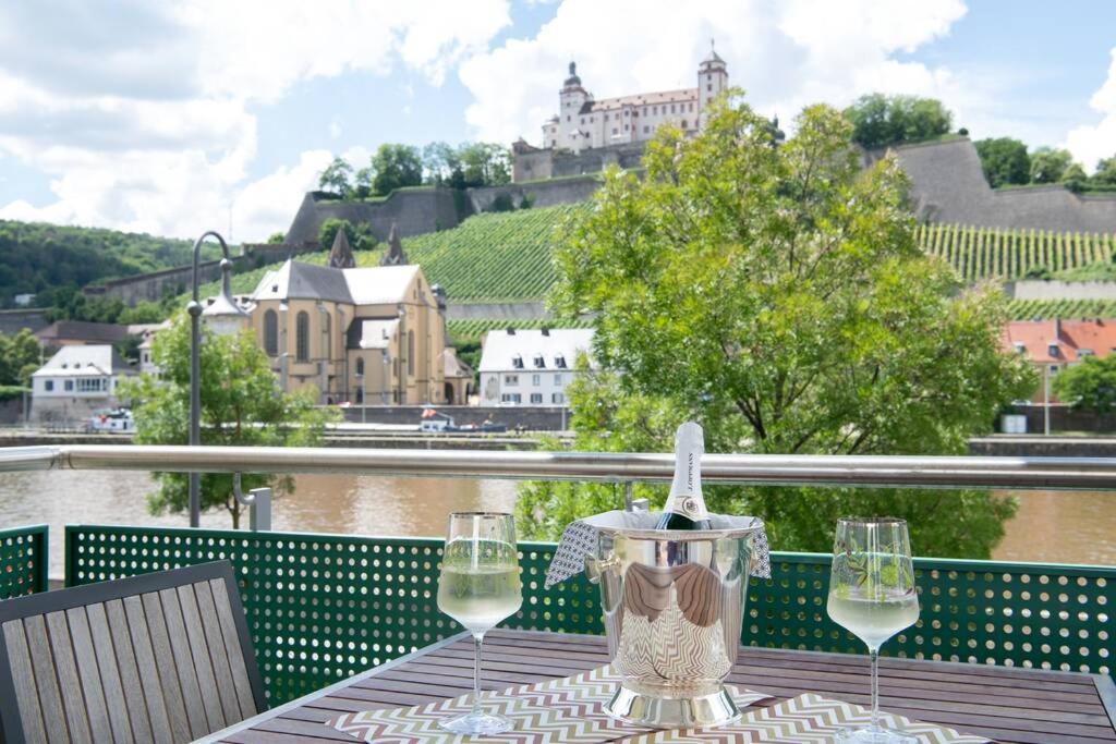 Ferienwohnung Panorama Mit Festungsblick Wurzburgo Exterior foto